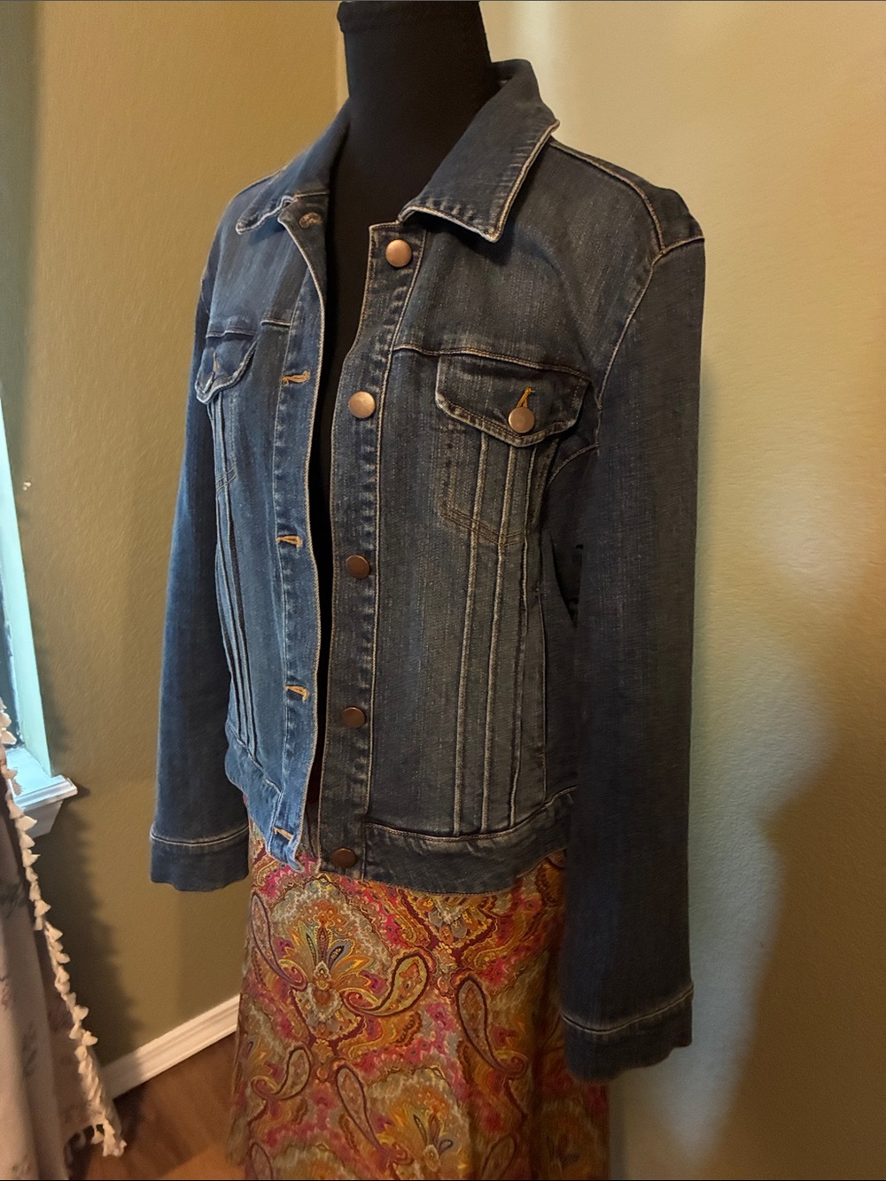 Willi Smith Classic Dark Blue Denim Jacket
